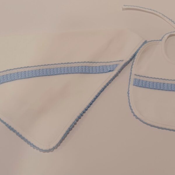 Conjunto de Fralda e Babete Personalizados