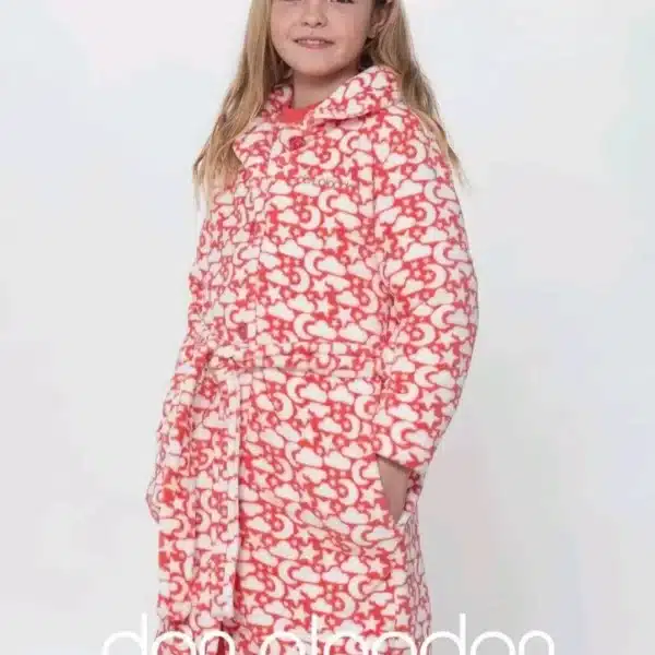 Robe de Menina em Coralina