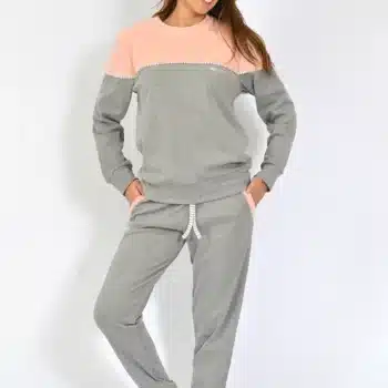 Pijama de Senhora Em Algodão Cardado
