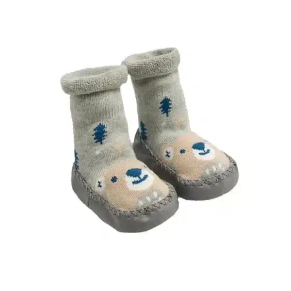 Meias Pantufas Antiderrapantes De Bebé