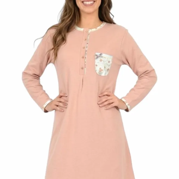 Camisa Dormir Carcela Cardada Senhora