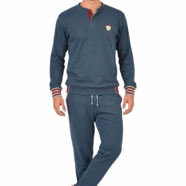 Pijama Carcela Bordado Cardado Homem