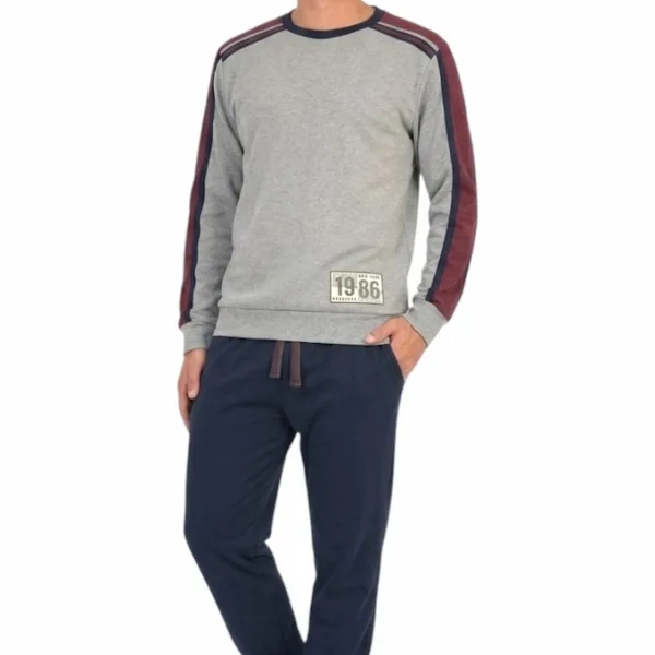 Pijama Bordado Cardado Homem