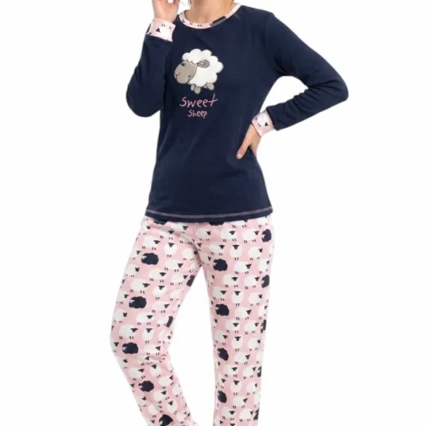 Pijama Bordado Cardado Senhora