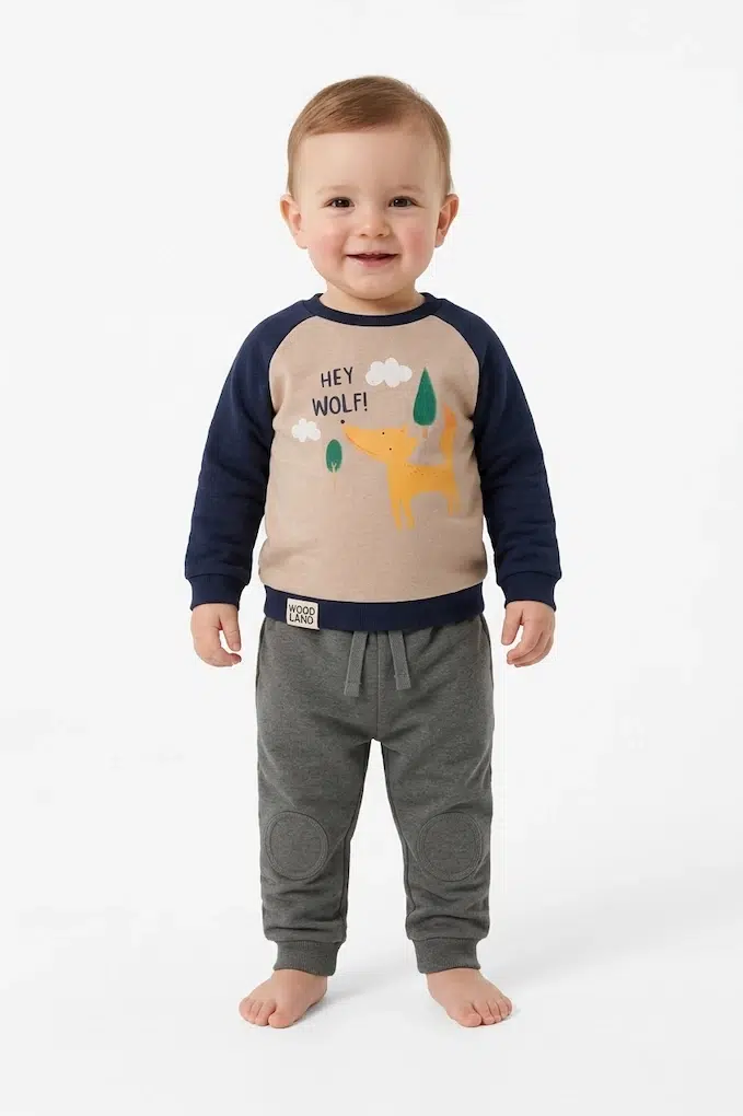Conjunto Bebé 2 Peças Cardado Menino
